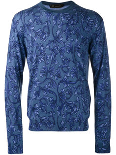 Baroque print jumper Versace