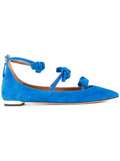 bow detail ballerinas Aquazzura