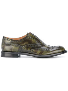 camouflage brogues Churchs