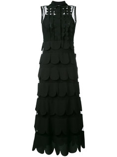 длинное платье без рукавов Red Valentino
