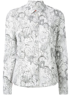 cactus sketch print shirt Ps By Paul Smith