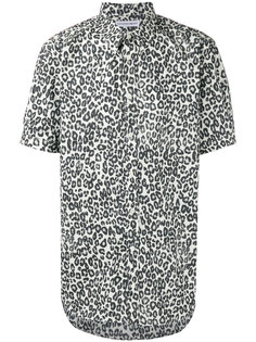 рубашка с леопардовым принтом Alexander McQueen