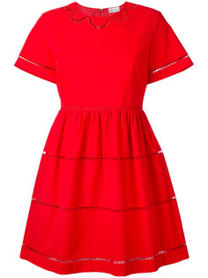 платье с вырезными деталями Red Valentino