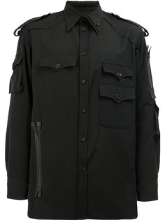рубашка с накладными карманами Yohji Yamamoto