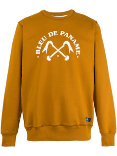 logo print sweatshirt Bleu De Paname