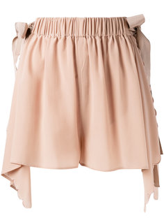 handkerchief hem scallopped shorts Fendi