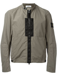 zipped rain jacket Stone Island
