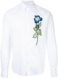 embroidered flower shirt Christian Pellizzari