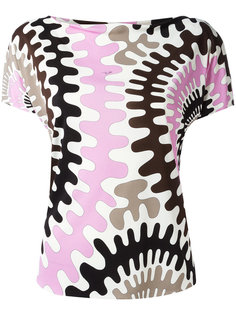 printed shortsleeved top  Emilio Pucci