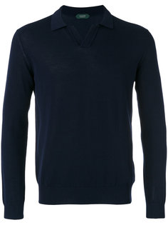 longsleeved polo shirt Zanone