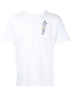 parrot embroidery t-shirt Sacai