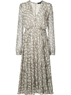 printed V-neck dress Derek Lam