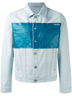 джинсовая куртка с отделкой металлик Kenzo