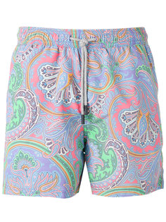 paisley print swim shorts Etro