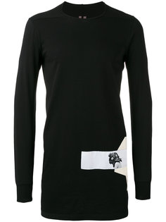 side patch sweatshirt Rick Owens DRKSHDW
