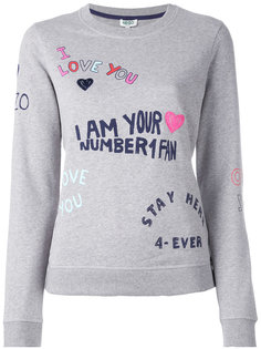 slogan print sweatshirt Kenzo