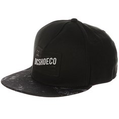 Бейсболка с прямым козырьком детская DC Leatherstan Boy Black