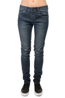 Джинсы узкие женские Zoo York Z Gm Skinny Liberty Wash