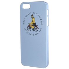 Чехол для iPhone Запорожец Простоквашино Печкин Iphone 5 Голубой