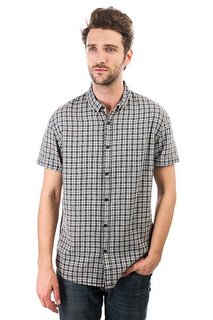 Рубашка в клетку Quiksilver The Linen Check Stone Linen