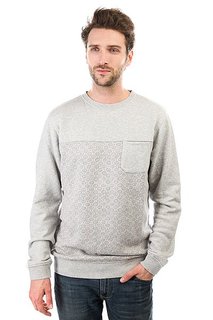 Толстовка классическая Quiksilver Cyclopscrew Light Grey Heather
