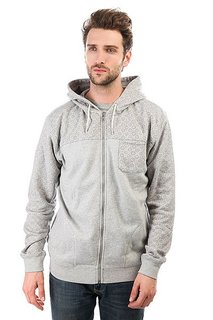 Толстовка классическая Quiksilver Cyclopszip Light Grey Heather