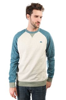 Толстовка свитшот Quiksilver Rionegrocrew Moroccan Blue