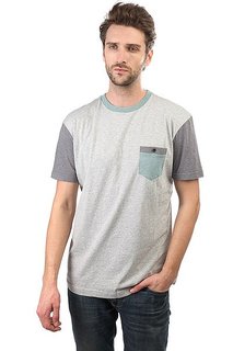 Футболка Quiksilver Baysicpocket Glacier Gray