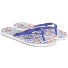 Вьетнамки женские Roxy Tahiti Red/Blue