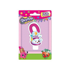 Свеча-цифра 0, 8 см, Shopkins Росмэн