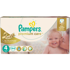 Подгузники Pampers Premium Care, 8-14 кг, 4 размер, 104 шт., Pampers