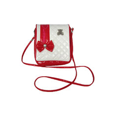 Сумочка "Мишки" на плечо красно-белая Shantou Gepai