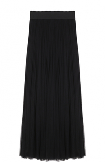 Шелковая пышная юбка-макси Dolce &amp; Gabbana