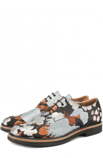 Текстильные ботинки с вышивкой Dries Van Noten