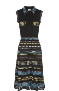 Платье-рубашка без рукавов с орнаментом M Missoni
