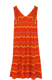 Вязаное платье свободного кроя с V-образным вырезом M Missoni