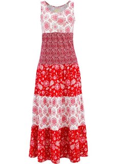 Трикотажное платье (клубничный с узором) Bonprix