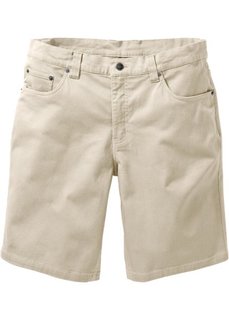 Бермуды-стретч Classic Fit (натуральный) Bonprix