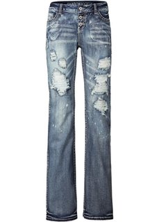 Джинсы Bootcut (новый синий «потертый») Bonprix