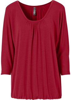 Футболка в стиле оверсайз (бордовый) Bonprix