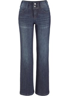 Джинсы-стретч WIDE, высокий рост (L) (темно-синий) Bonprix