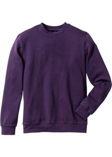 Свитшот стандартного прямого кроя regular fit (темно-лиловый) Bonprix