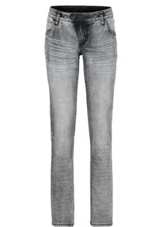 Джинсы Skinny (черный с варенкой) Bonprix