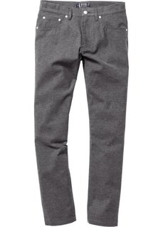 Брюки  Regular Fit в стиле 5 карманов, cредний рост (N) (антрацитовый меланж) Bonprix