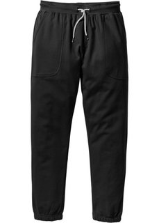 Трикотажные брюки Slim Fit (черный) Bonprix