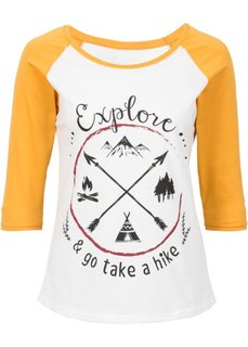 Футболка (цвет белой шерсти/медовый) Bonprix