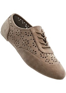 Туфли на шнурках (серо-коричневый) Bonprix