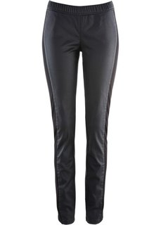 Брюки  дизайна Maite Kelly с покрытием (черный) Bonprix
