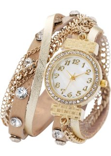 Наручные часы-браслеты Майри (золотистый) Bonprix