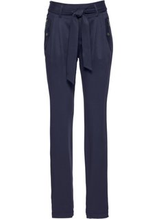 Брюки свободного покроя (темно-синий) Bonprix